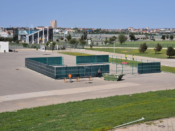 Dəmir konstruksiya və Polikarbonat qurlaşdırılma işləri