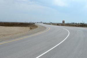 Bakı/Azərbaycan, R6 Tağıyev-Sahil yolunun və Sahil qəsəbəsi dairəvi yolunun yenidən qurulması